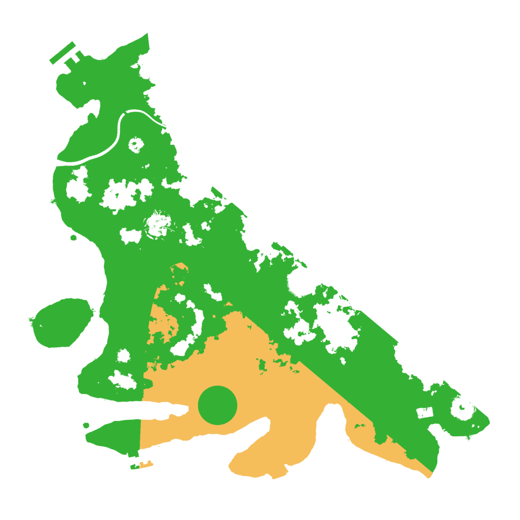 Biome Rust Map: Procedural Map, Size: 3500, Seed: 1372108376