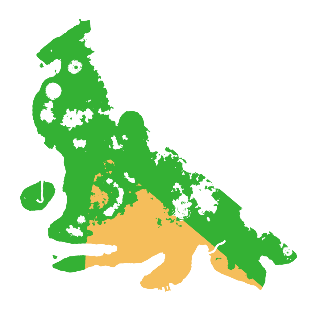 Biome Rust Map: Procedural Map, Size: 3500, Seed: 1372108376