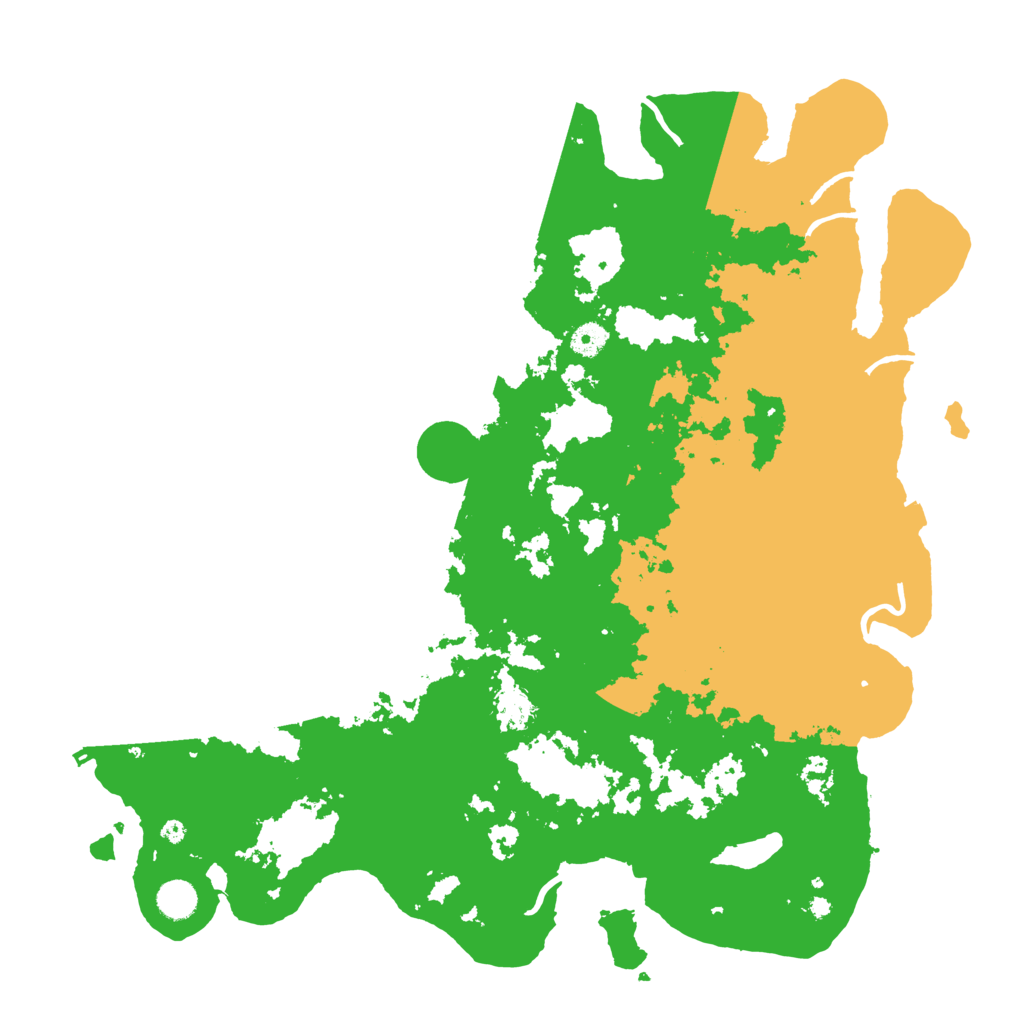 Biome Rust Map: Procedural Map, Size: 4500, Seed: 222582116