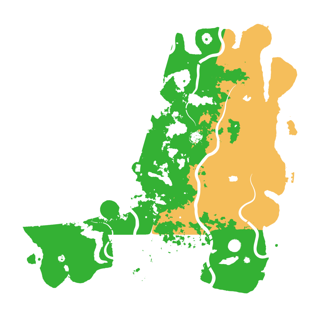 Biome Rust Map: Procedural Map, Size: 4500, Seed: 222582116