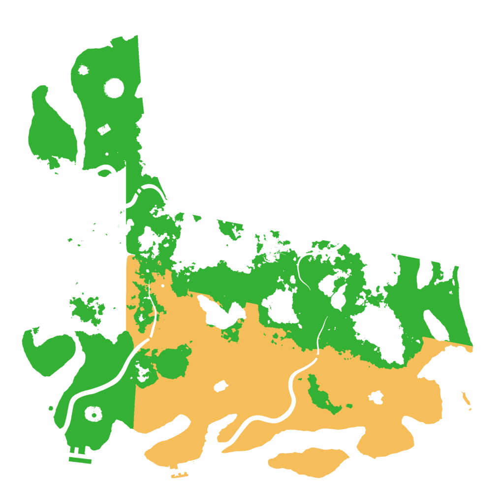 Biome Rust Map: Procedural Map, Size: 4500, Seed: 151067495