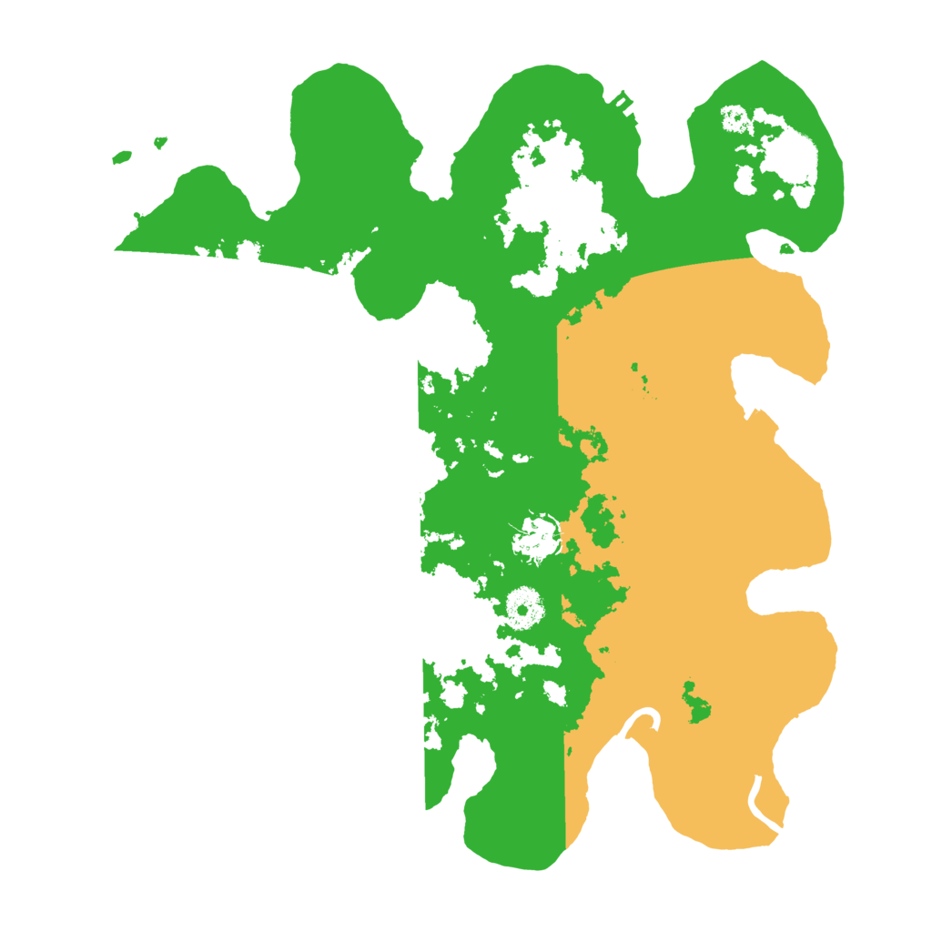 Biome Rust Map: Procedural Map, Size: 3500, Seed: 250034147