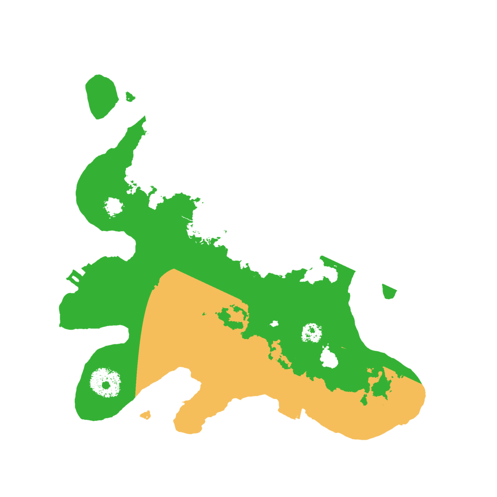 Biome Rust Map: Procedural Map, Size: 2500, Seed: 1588868717