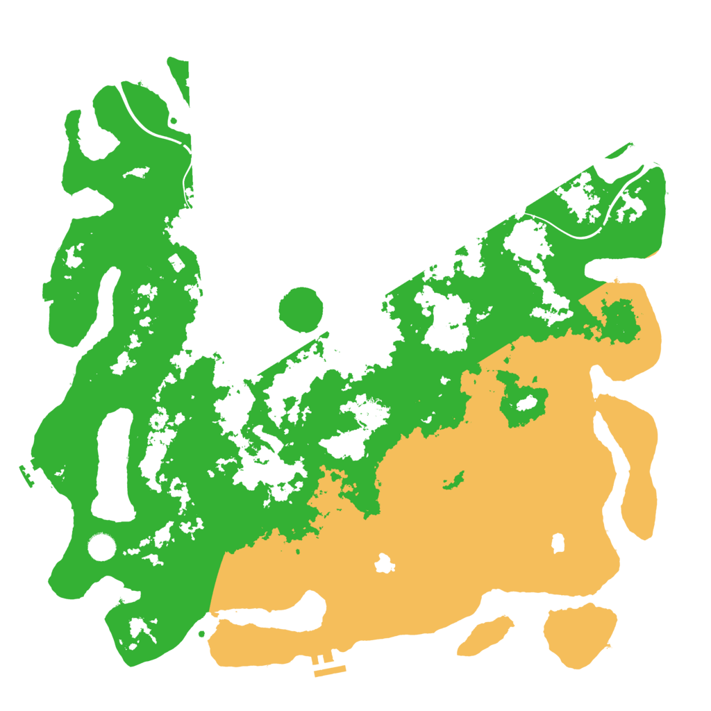 Biome Rust Map: Procedural Map, Size: 4500, Seed: 1844345973