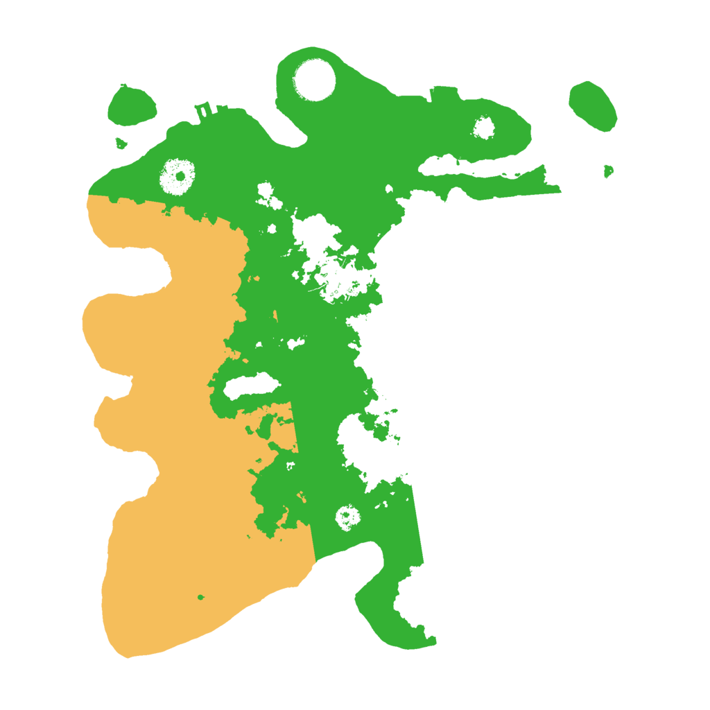 Biome Rust Map: Procedural Map, Size: 3000, Seed: 126614151