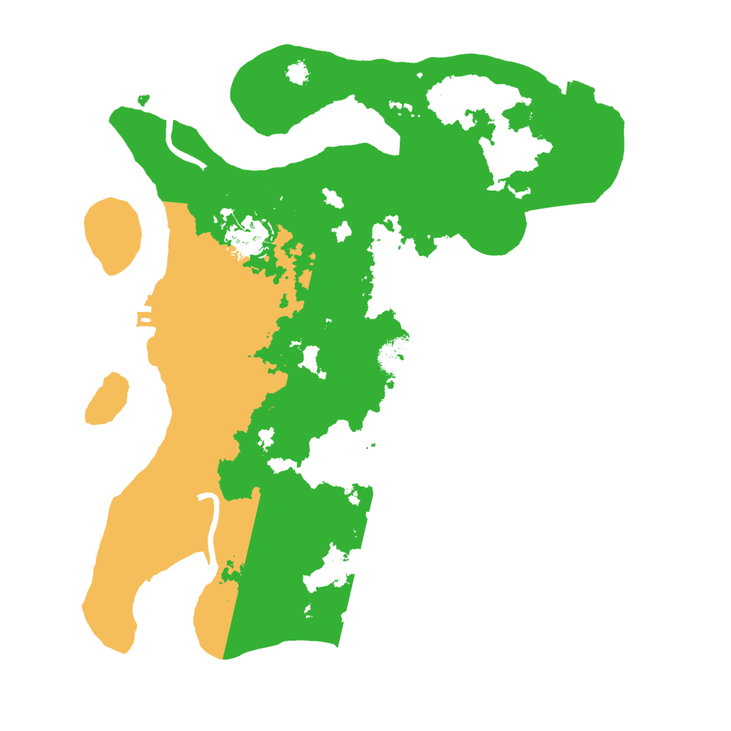 Biome Rust Map: Procedural Map, Size: 3000, Seed: 14824