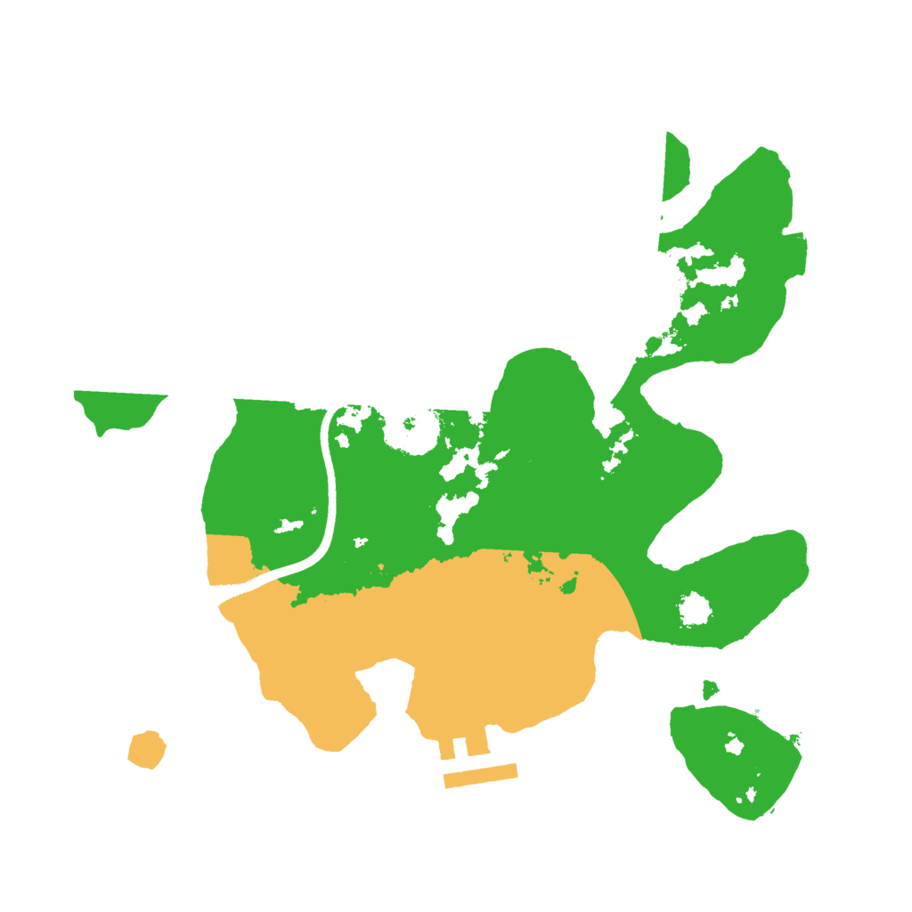 Biome Rust Map: Procedural Map, Size: 2500, Seed: 2143475731