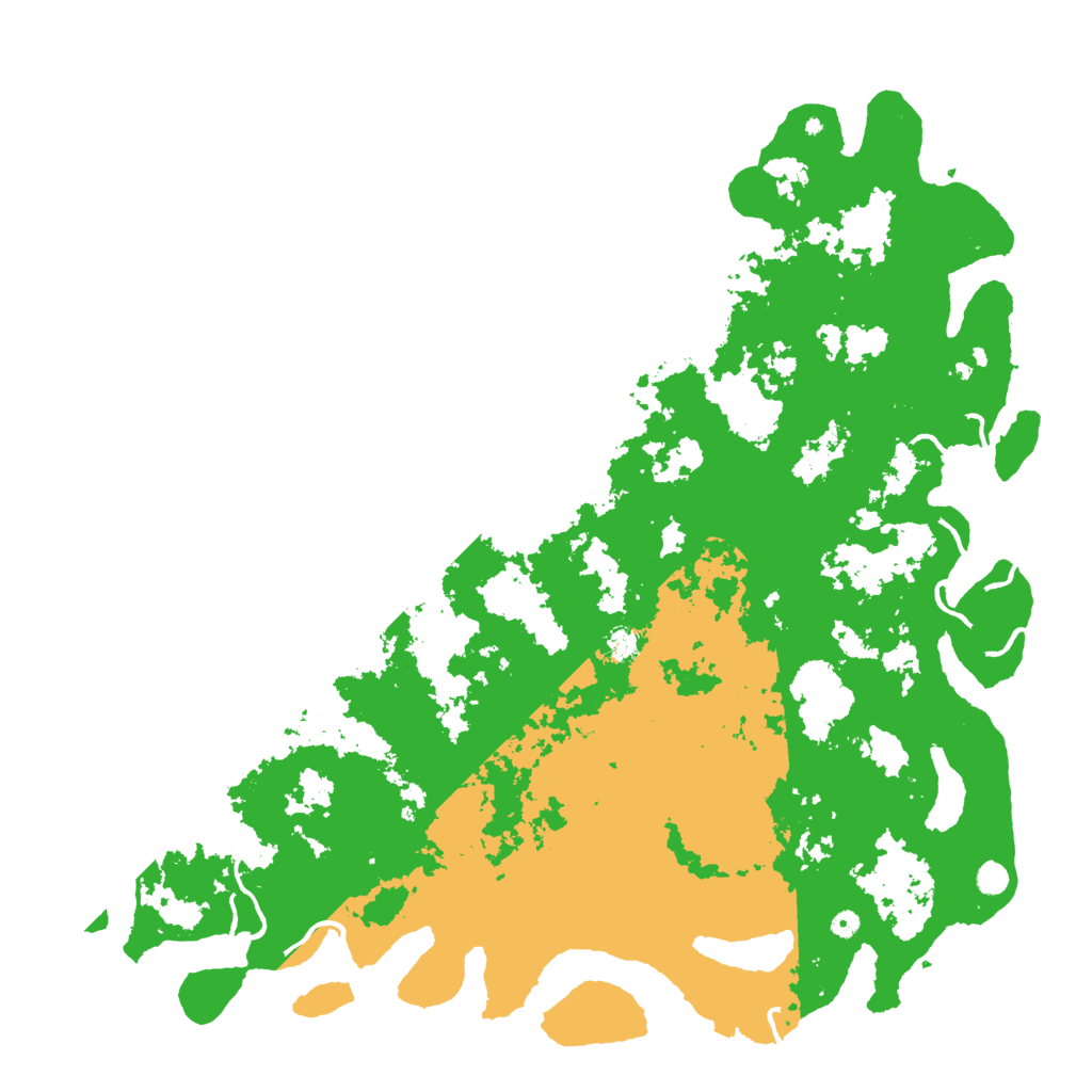 Biome Rust Map: Procedural Map, Size: 6000, Seed: 6415