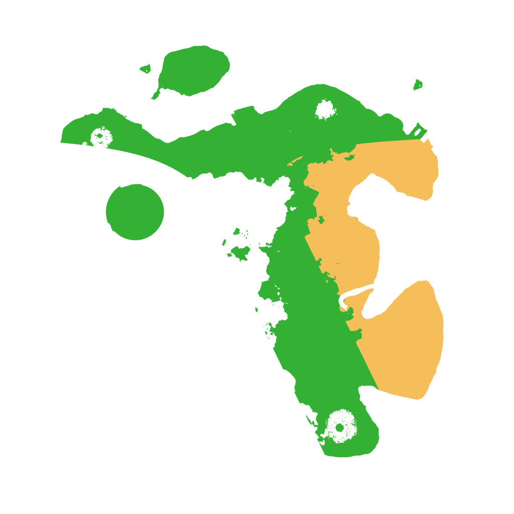 Biome Rust Map: Procedural Map, Size: 2500, Seed: 273416