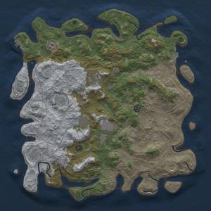 Thumbnail Rust Map: Procedural Map, Size: 4500, Seed: 1999215844, 17 Monuments