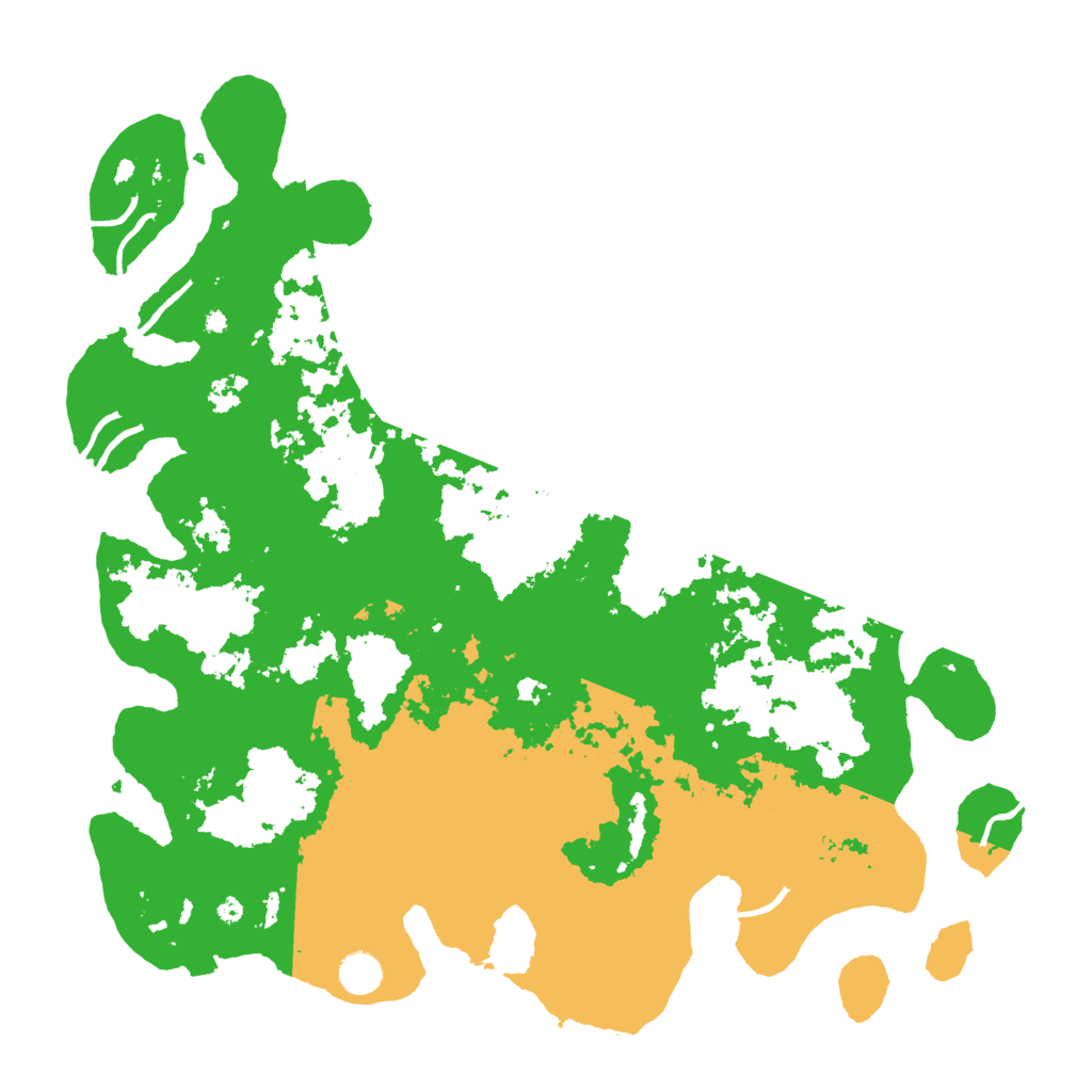 Biome Rust Map: Procedural Map, Size: 4500, Seed: 873430116