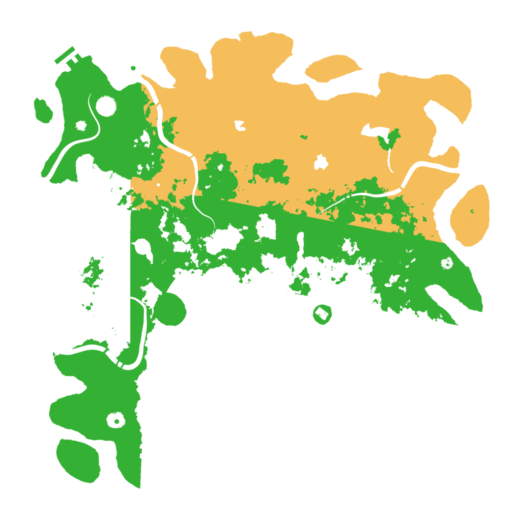 Biome Rust Map: Procedural Map, Size: 4500, Seed: 1146829452