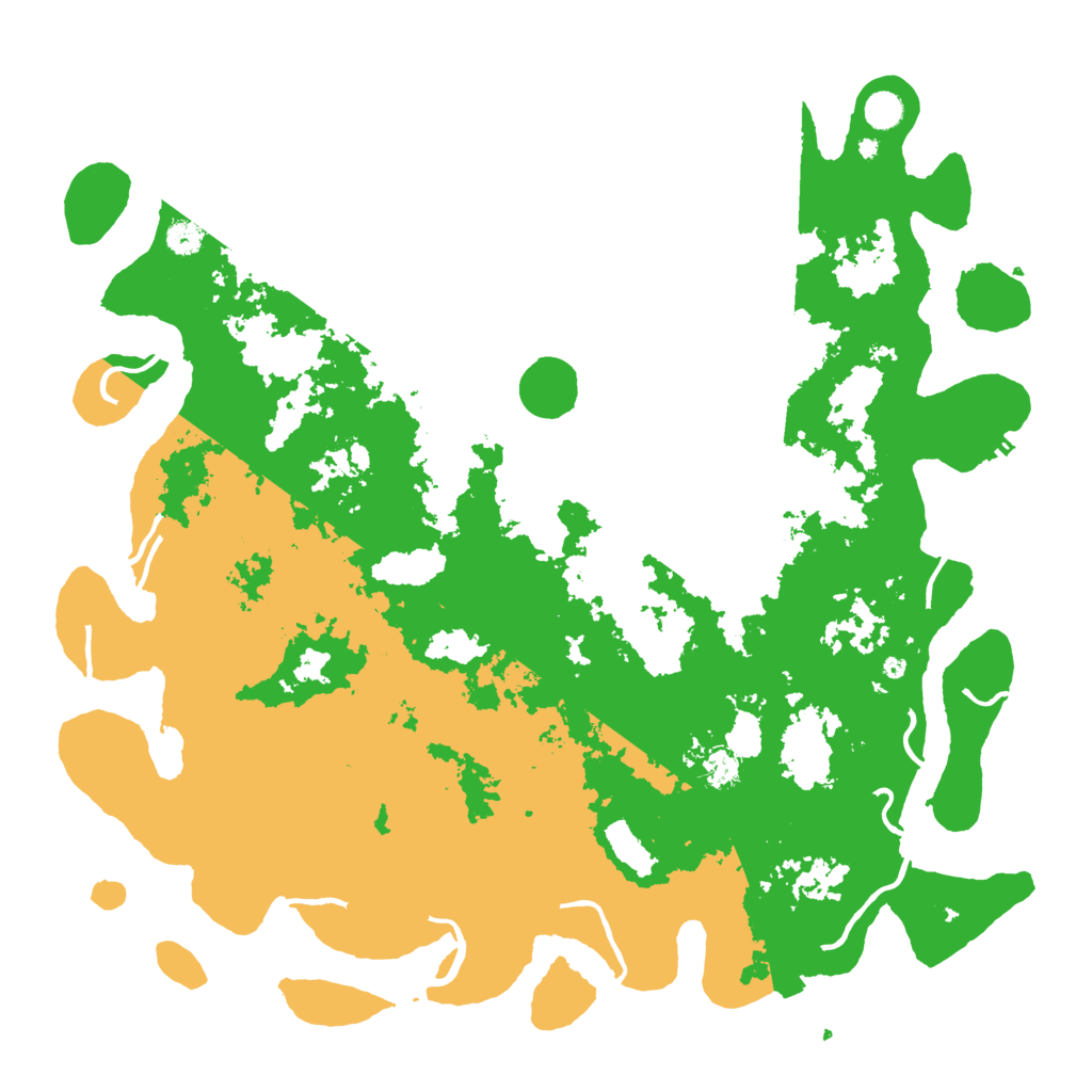 Biome Rust Map: Procedural Map, Size: 5000, Seed: 632180
