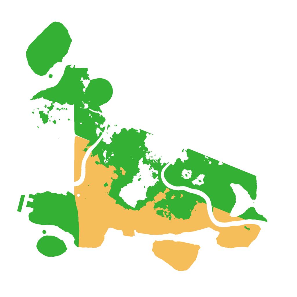 Biome Rust Map: Procedural Map, Size: 3000, Seed: 62266