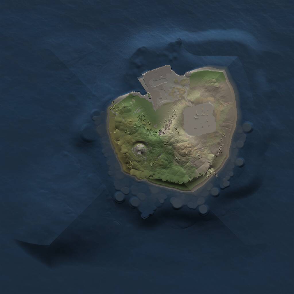 Rust Map: Procedural Map, Size: 1000, Seed: 113488922, 1 Monuments