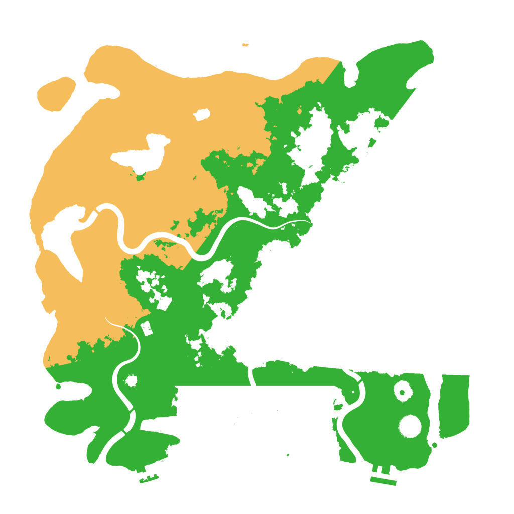 Biome Rust Map: Procedural Map, Size: 4000, Seed: 977197270