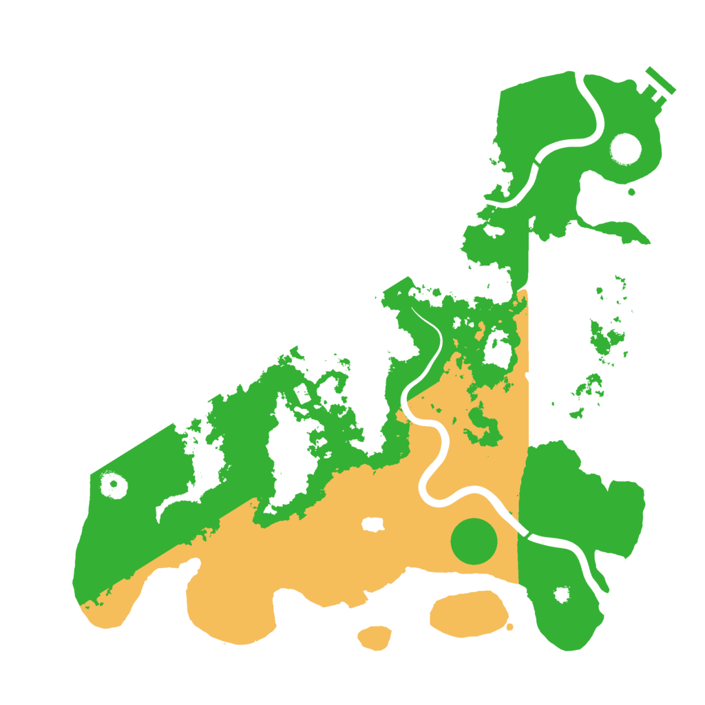 Biome Rust Map: Procedural Map, Size: 4000, Seed: 792738778