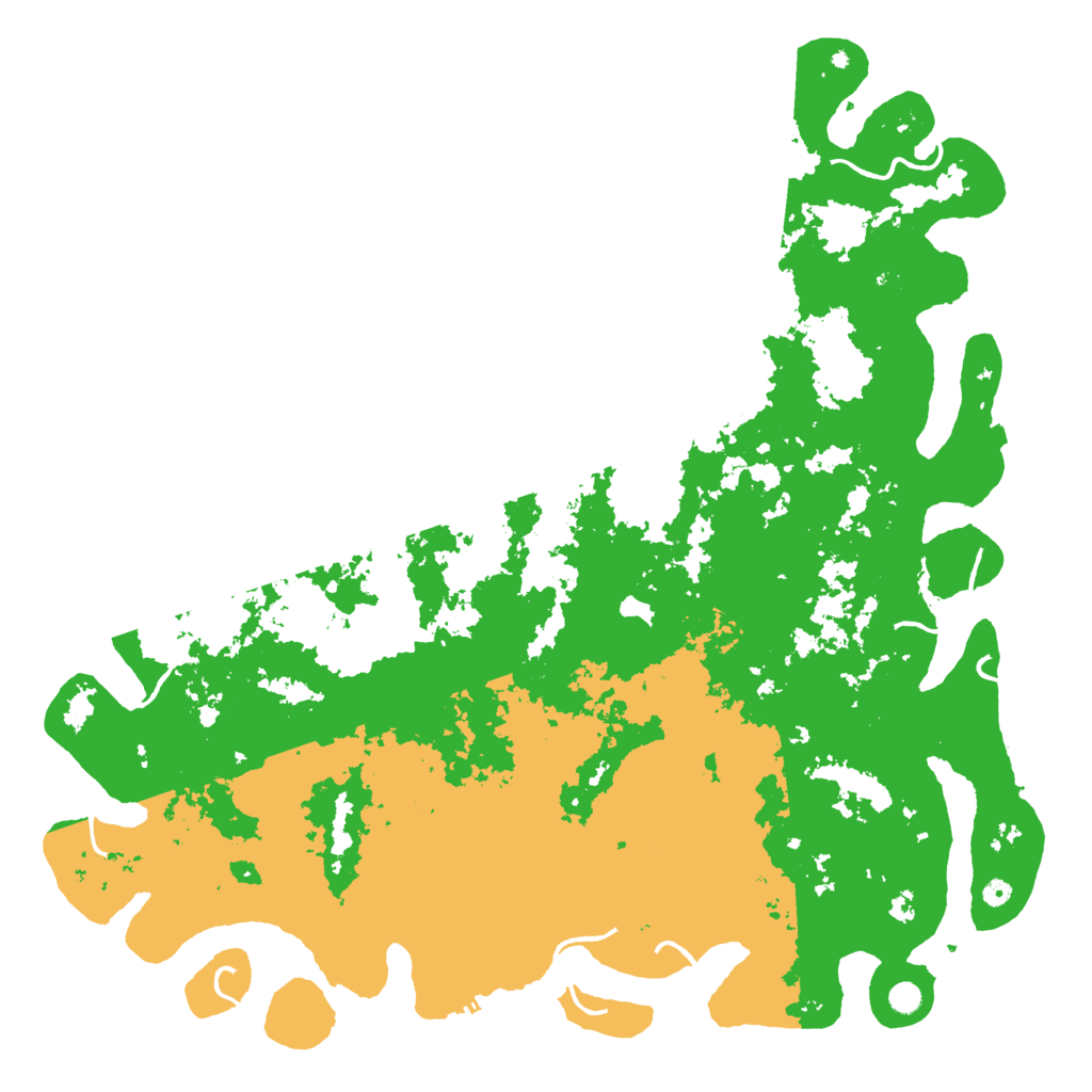 Biome Rust Map: Procedural Map, Size: 6000, Seed: 7469