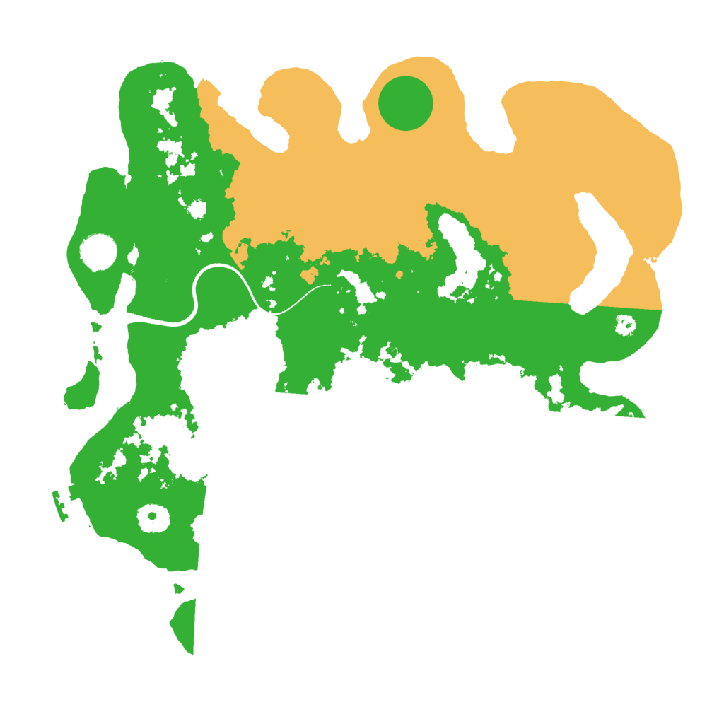 Biome Rust Map: Procedural Map, Size: 3500, Seed: 1861153081