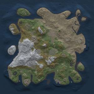 Thumbnail Rust Map: Procedural Map, Size: 3400, Seed: 695870322, 15 Monuments