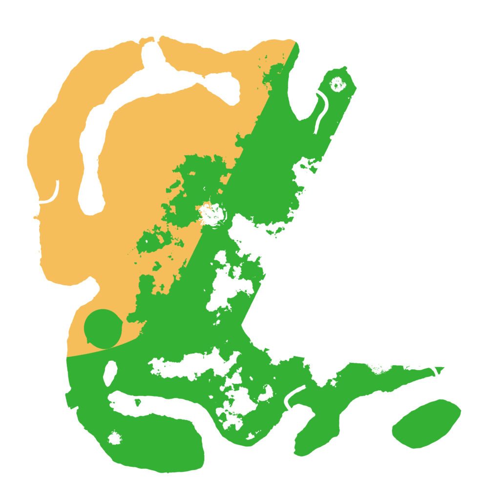 Biome Rust Map: Procedural Map, Size: 3500, Seed: 1759028416