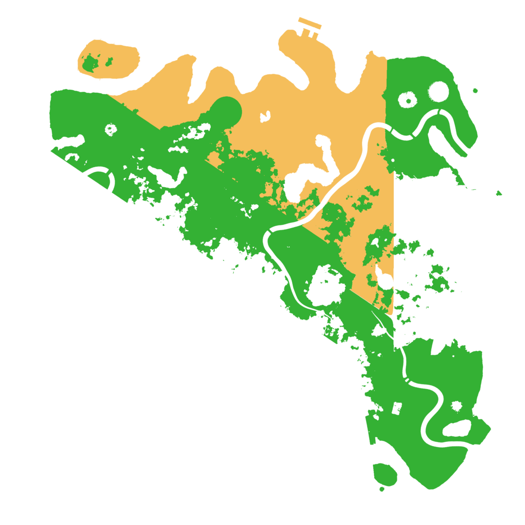 Biome Rust Map: Procedural Map, Size: 4500, Seed: 1503736884