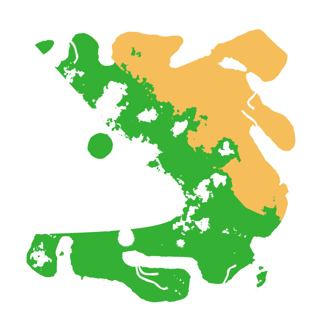 Biome Rust Map: Procedural Map, Size: 3500, Seed: 471902937