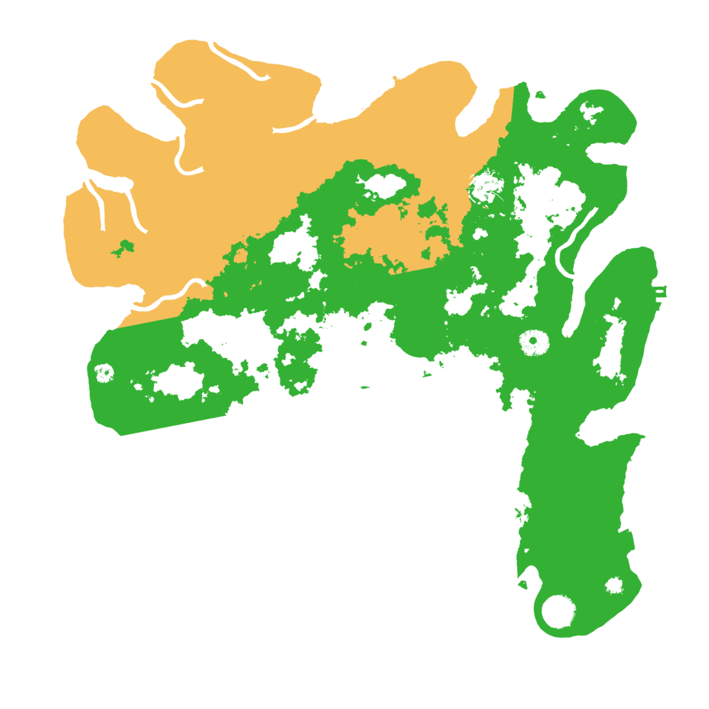 Biome Rust Map: Procedural Map, Size: 3800, Seed: 869552054