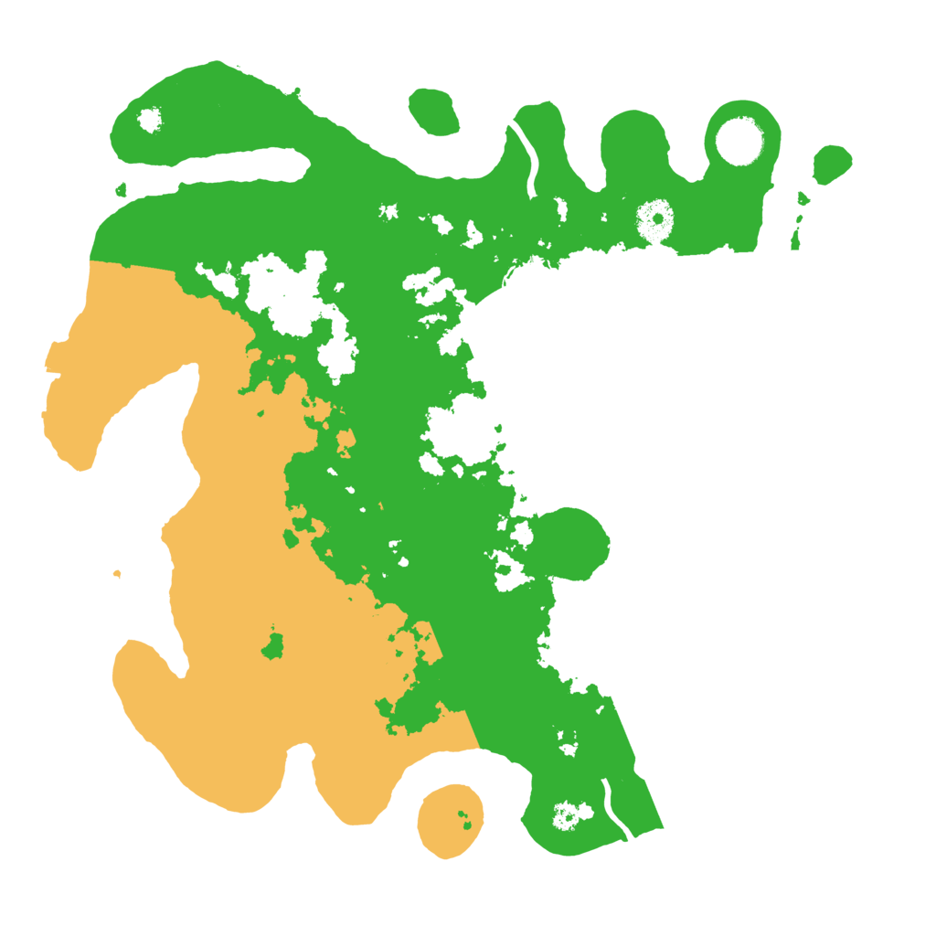 Biome Rust Map: Procedural Map, Size: 3500, Seed: 1708