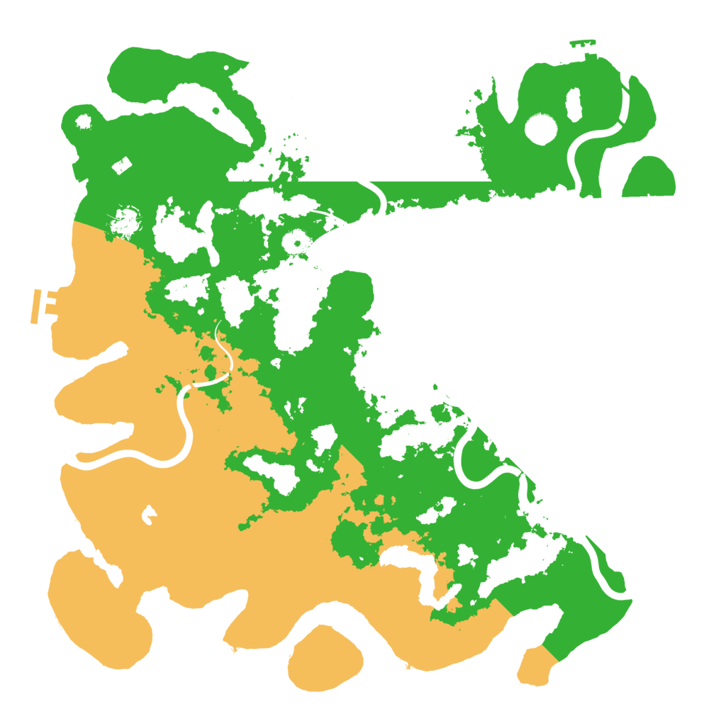 Biome Rust Map: Procedural Map, Size: 4250, Seed: 14235