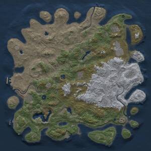 Thumbnail Rust Map: Procedural Map, Size: 4800, Seed: 1330939940, 17 Monuments