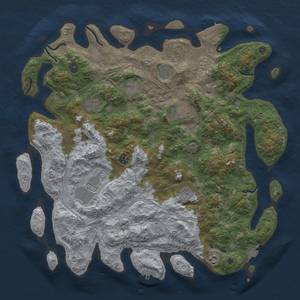 Thumbnail Rust Map: Procedural Map, Size: 4500, Seed: 1220989764, 17 Monuments