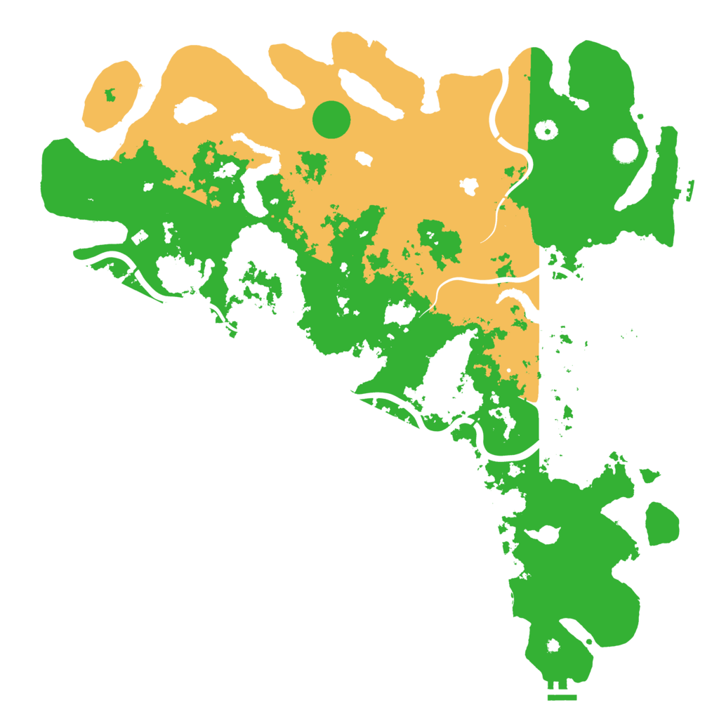 Biome Rust Map: Procedural Map, Size: 5000, Seed: 1874318724