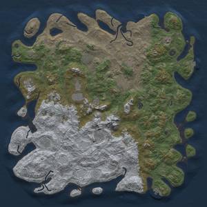 Thumbnail Rust Map: Procedural Map, Size: 5000, Seed: 1874318724, 18 Monuments