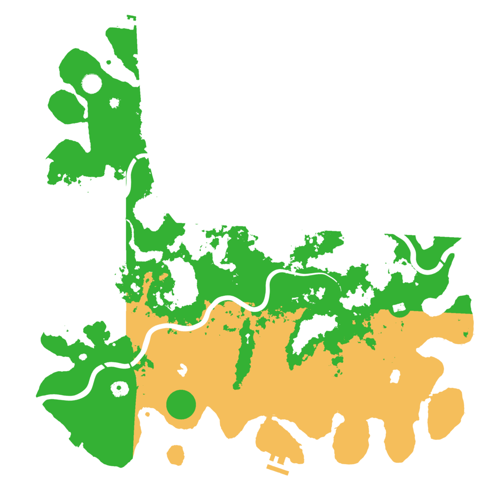 Biome Rust Map: Procedural Map, Size: 4500, Seed: 1111248353