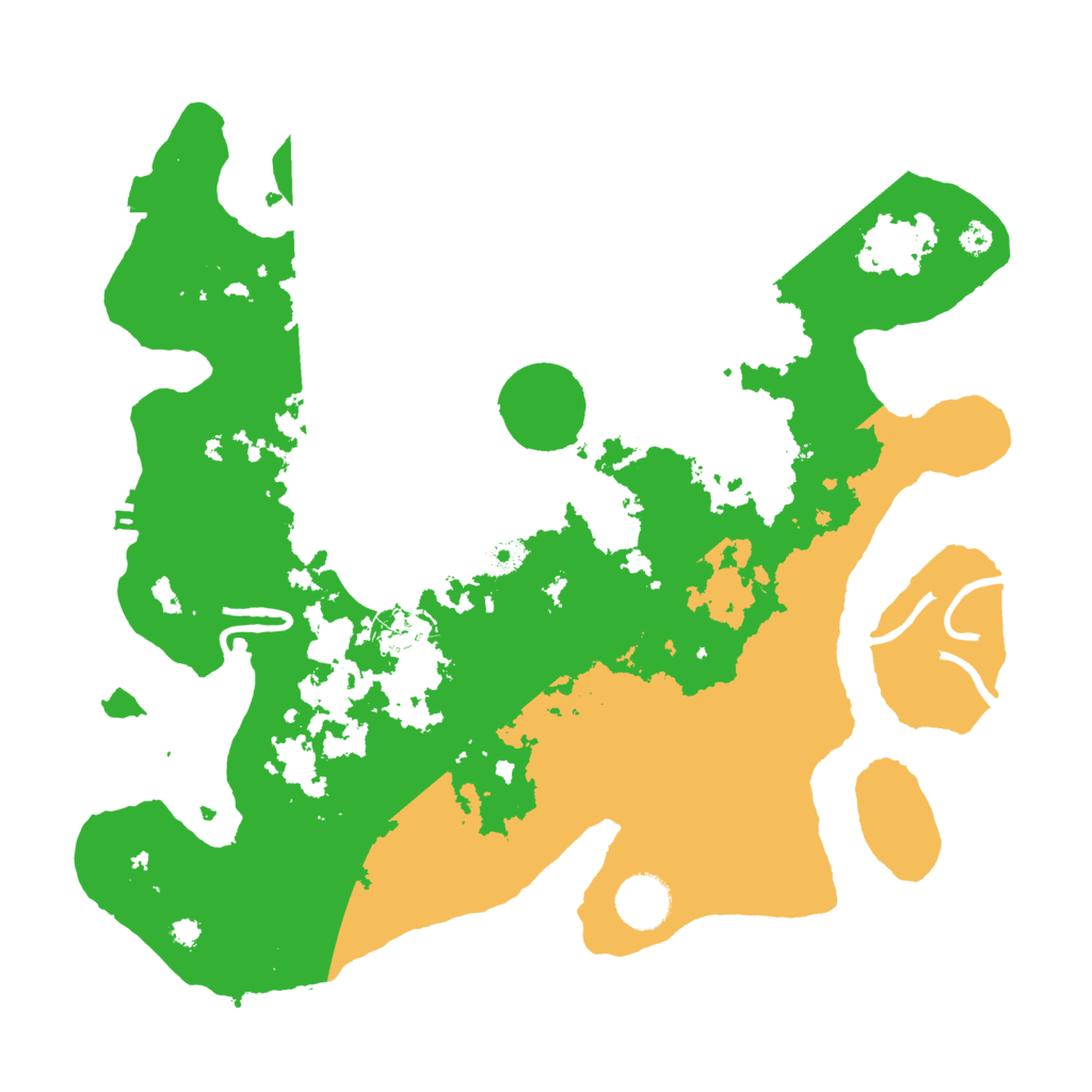 Biome Rust Map: Procedural Map, Size: 3500, Seed: 1461075978