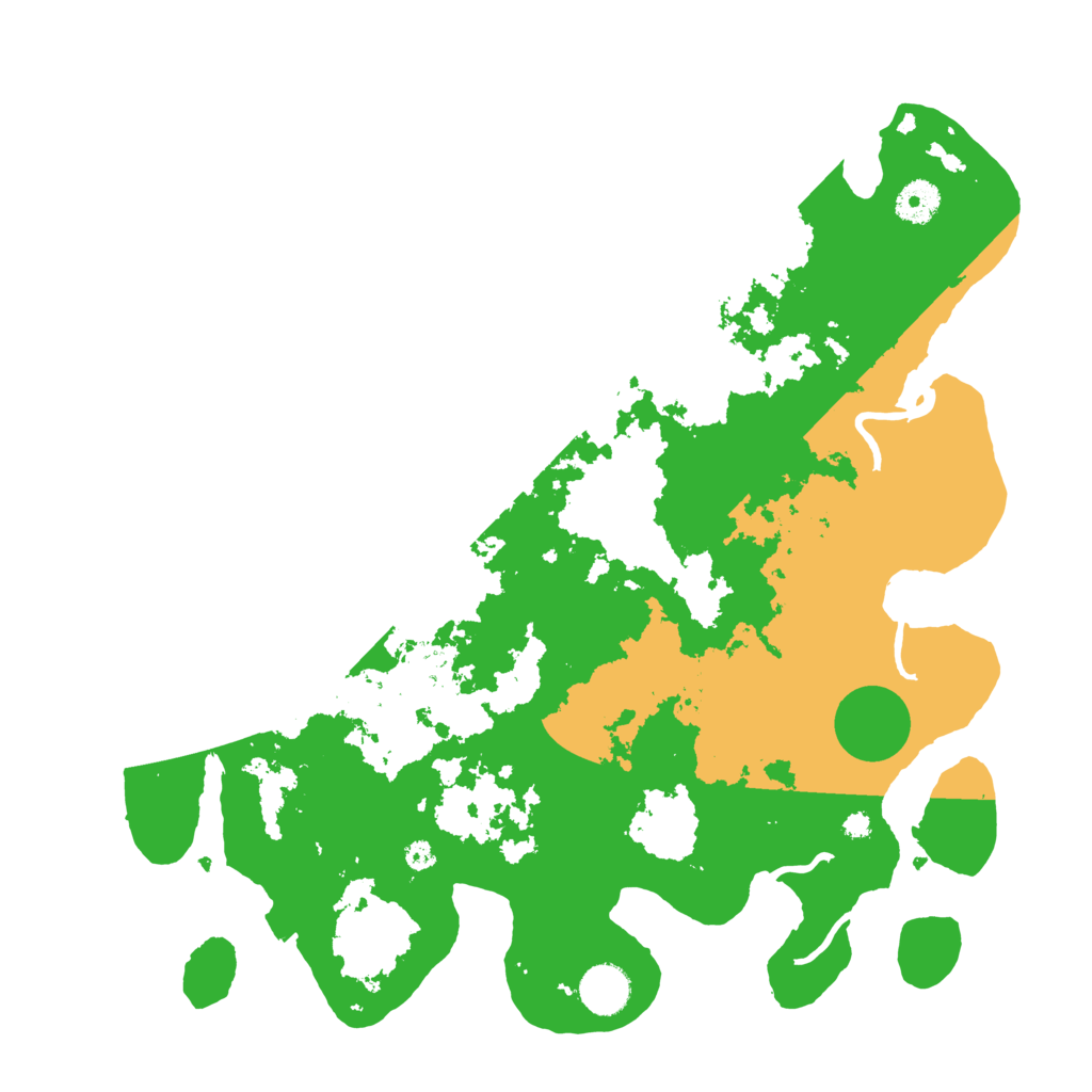 Biome Rust Map: Procedural Map, Size: 3800, Seed: 92663