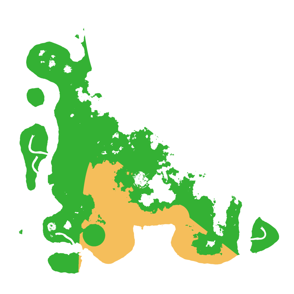 Biome Rust Map: Procedural Map, Size: 3500, Seed: 534012679