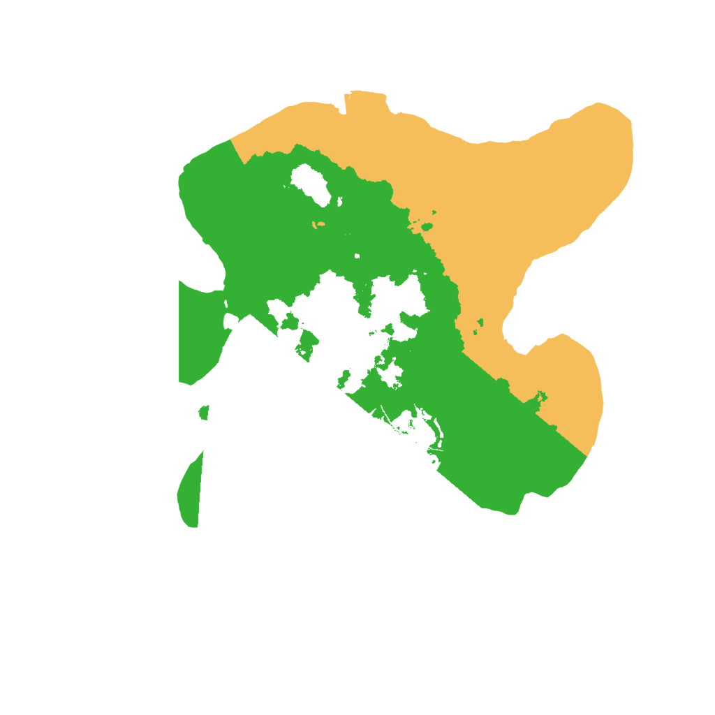 Biome Rust Map: Procedural Map, Size: 2000, Seed: 1170495303