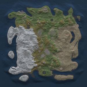 Thumbnail Rust Map: Procedural Map, Size: 3800, Seed: 224, 17 Monuments