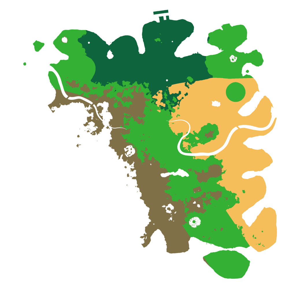 Biome Rust Map: Procedural Map, Size: 4000, Seed: 985267441