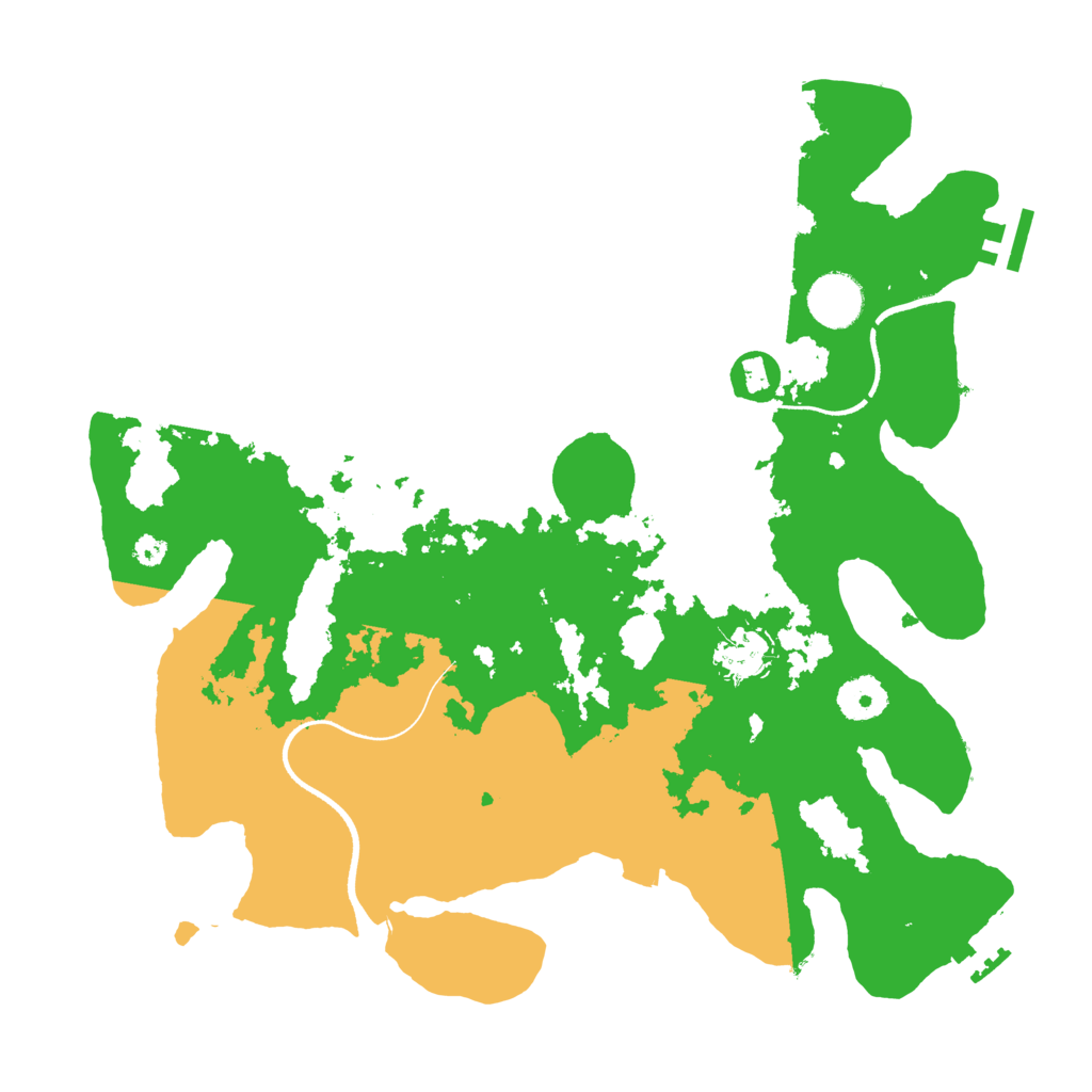 Biome Rust Map: Procedural Map, Size: 3500, Seed: 561003358