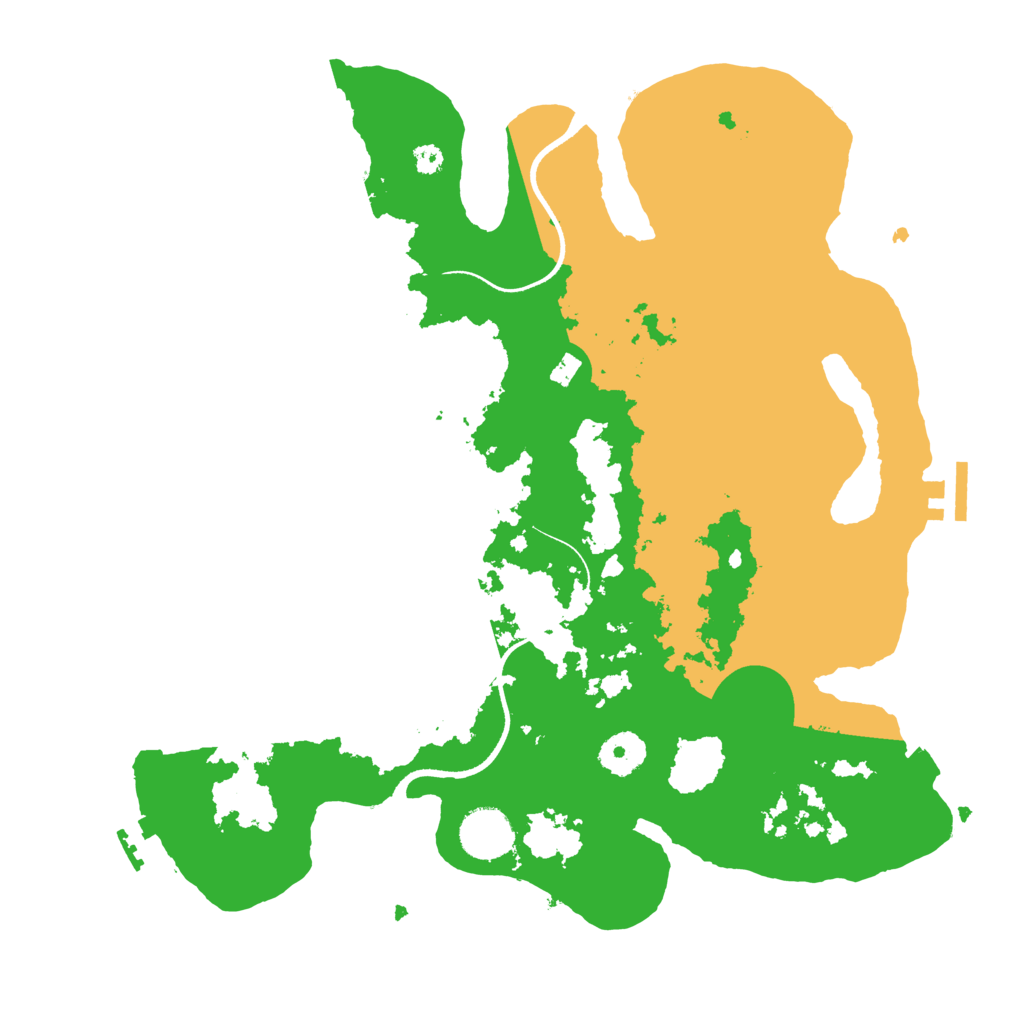 Biome Rust Map: Procedural Map, Size: 3500, Seed: 273724407