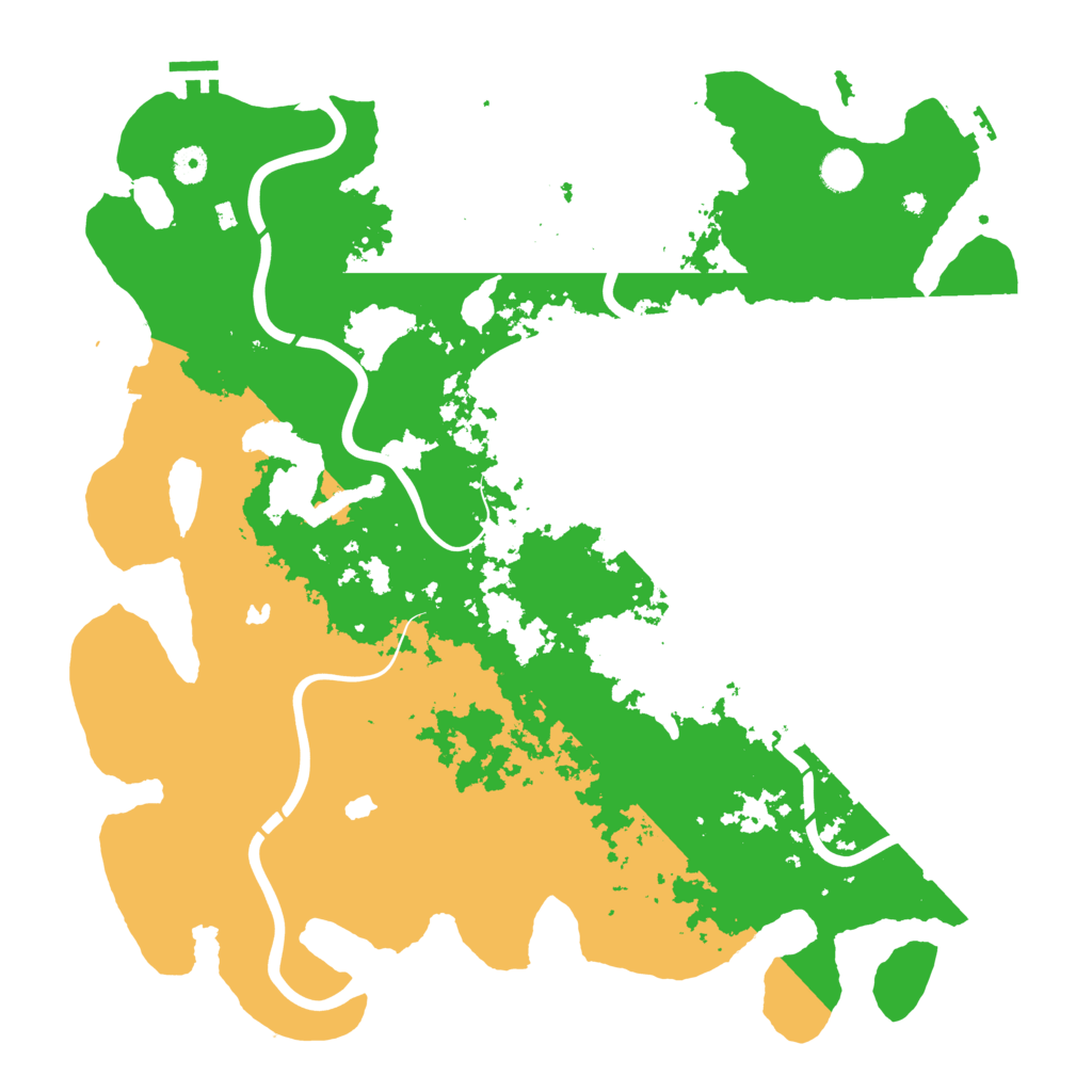 Biome Rust Map: Procedural Map, Size: 4500, Seed: 556992926
