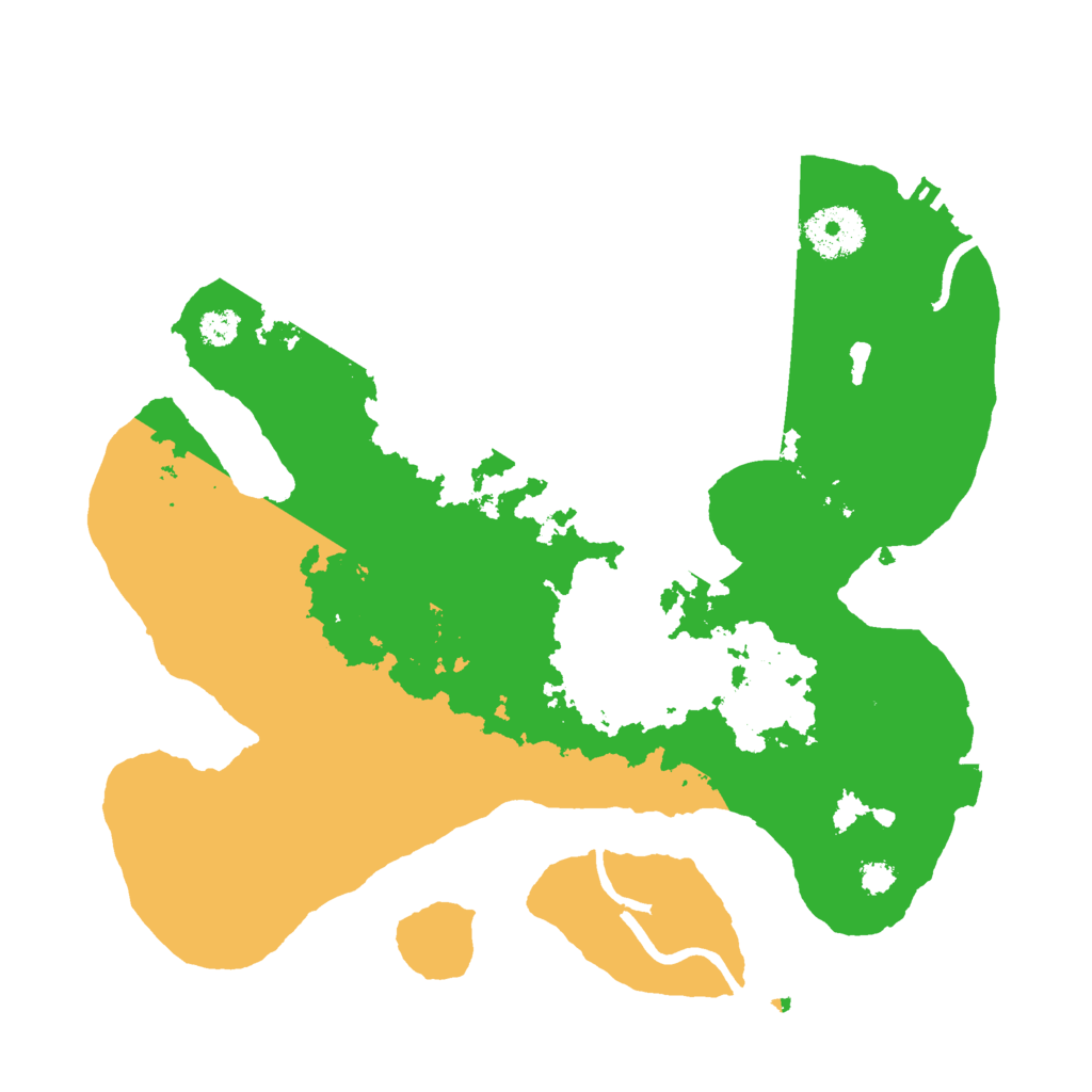 Biome Rust Map: Procedural Map, Size: 3000, Seed: 1584