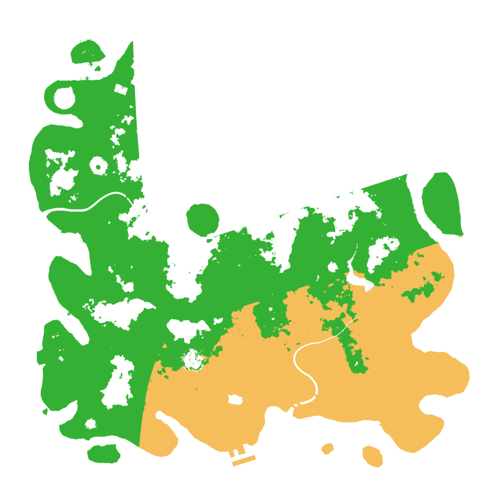 Biome Rust Map: Procedural Map, Size: 4250, Seed: 831064216