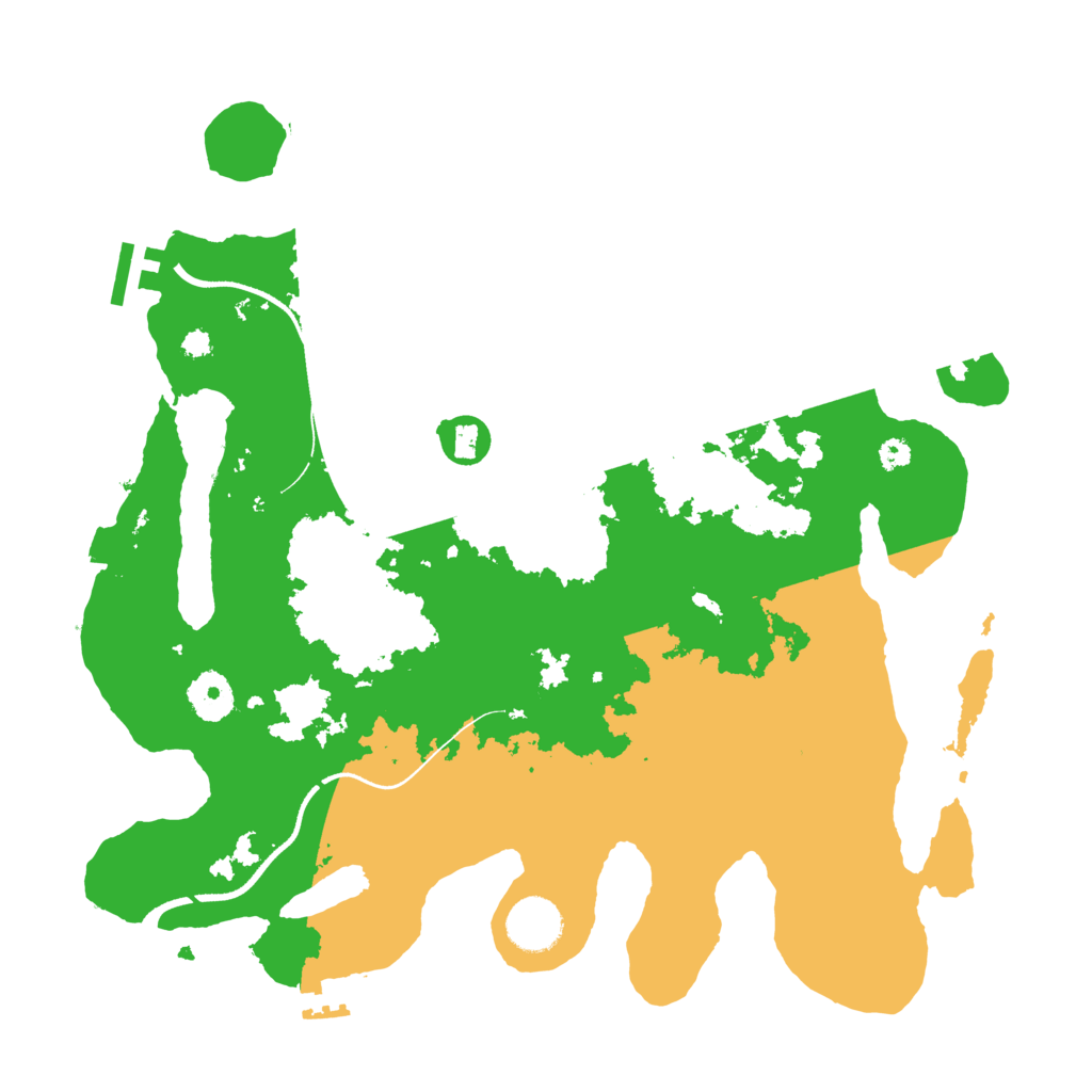 Biome Rust Map: Procedural Map, Size: 3500, Seed: 336875124