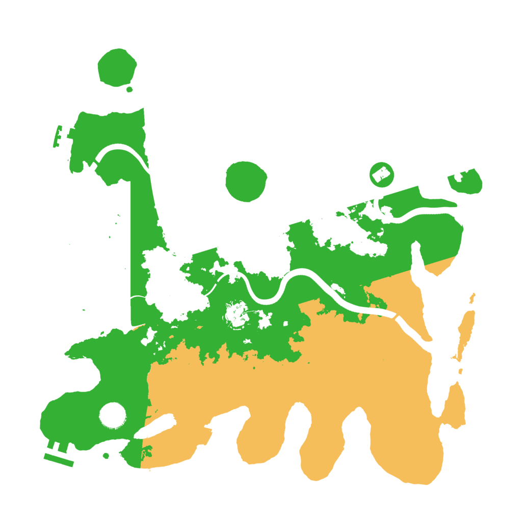 Biome Rust Map: Procedural Map, Size: 3500, Seed: 336875124