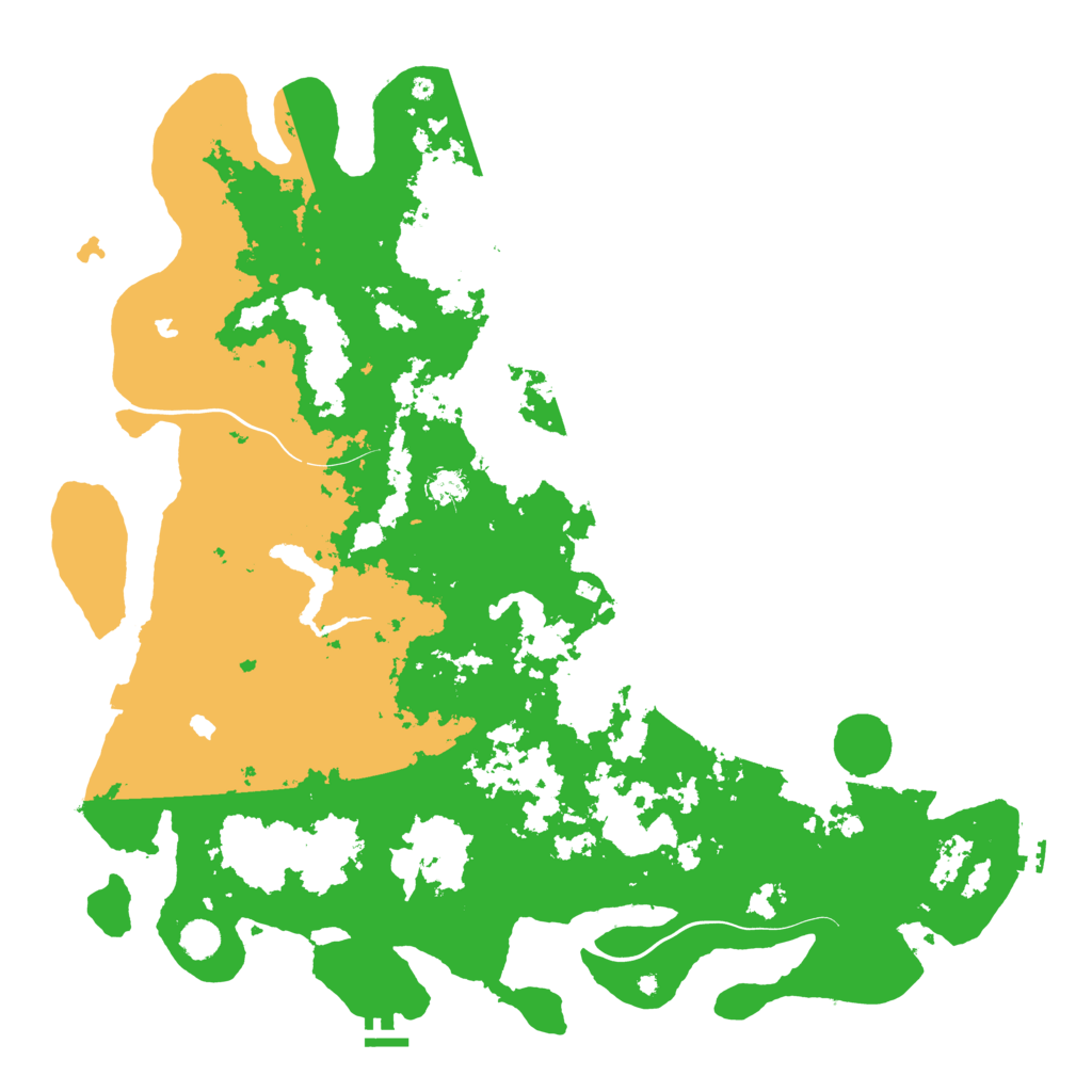 Biome Rust Map: Procedural Map, Size: 5000, Seed: 2108858486