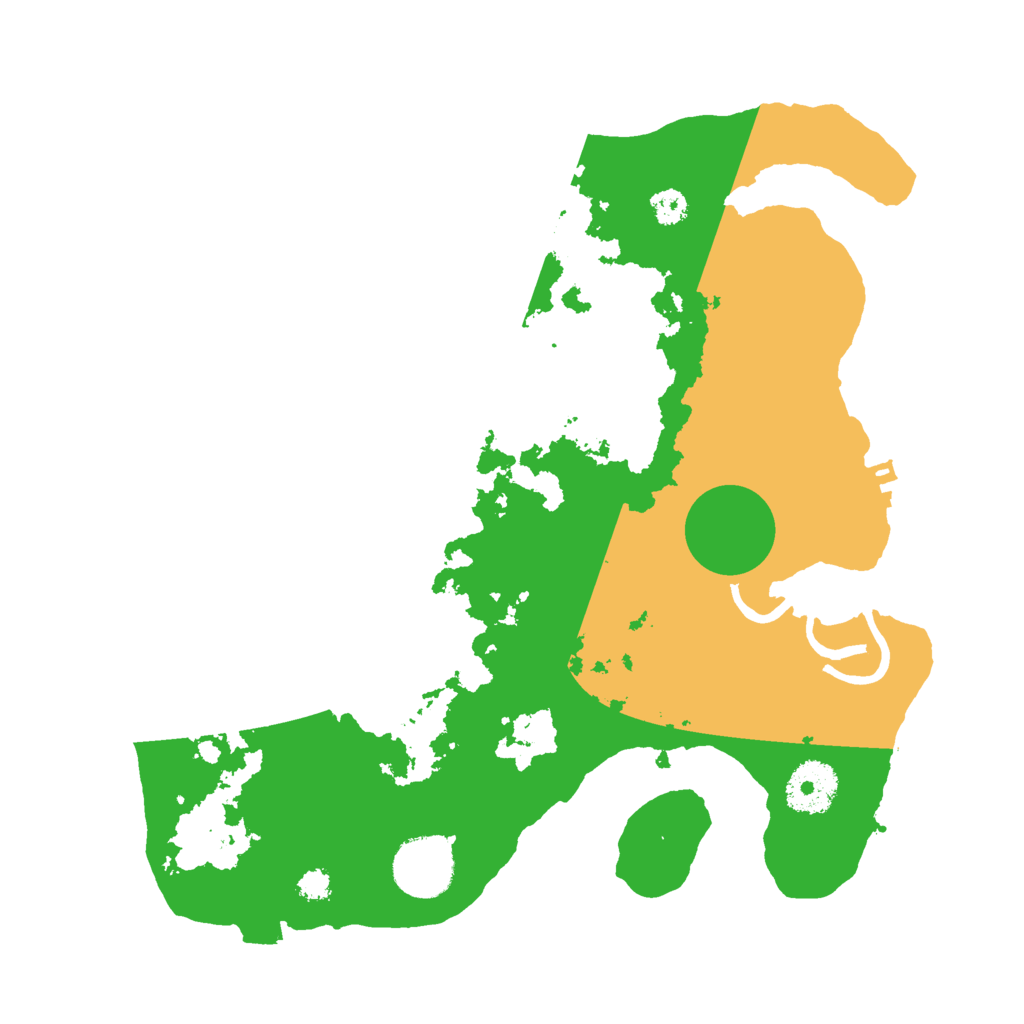 Biome Rust Map: Procedural Map, Size: 3000, Seed: 23163